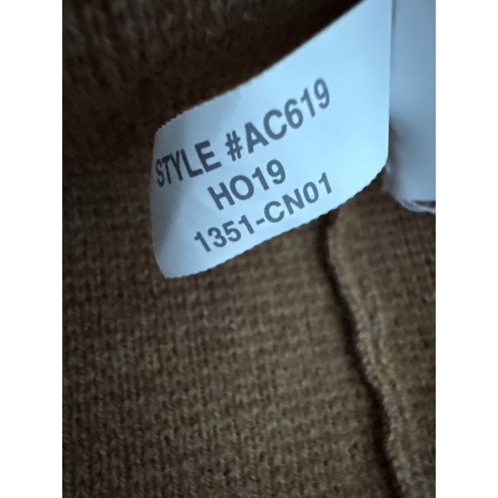 J. Crew Longline Open Front Cardigan Sweater Camel Brown Size Large - Picture 10 of 11